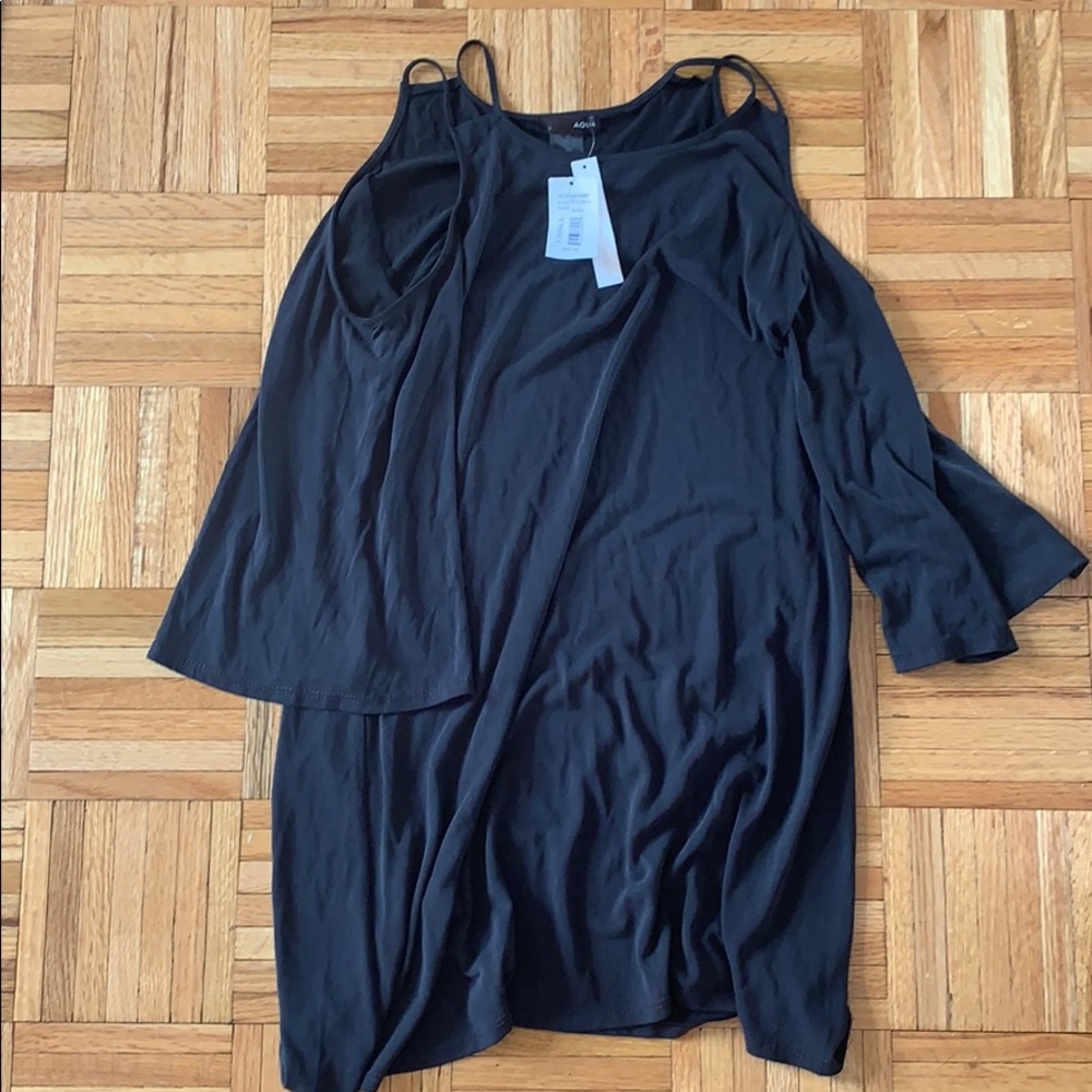 Aqua grey dress size XS